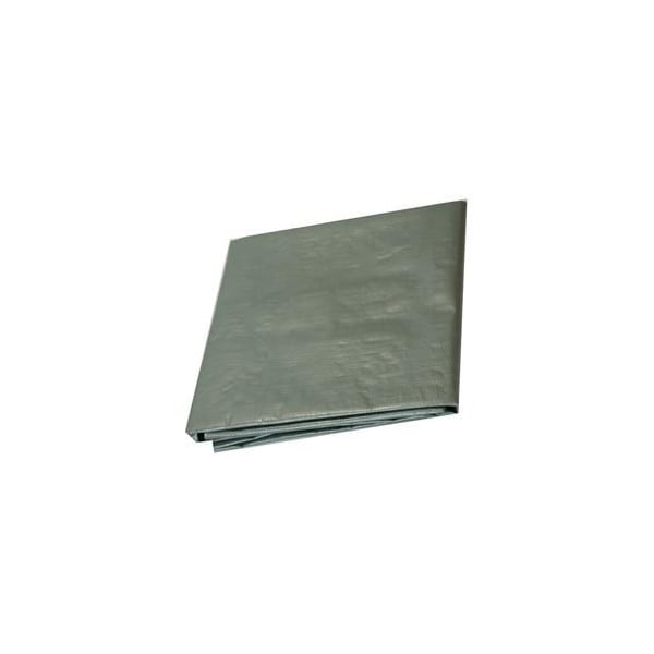 Medium Duty Tarp, Silver, High-Density Polyethylene